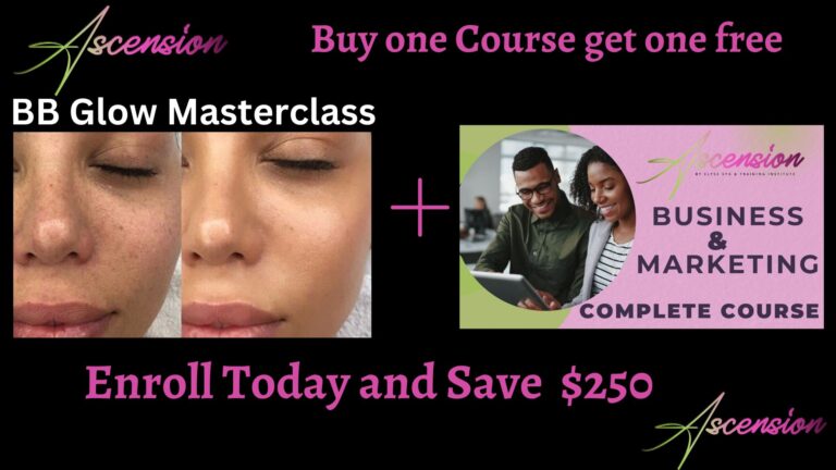 BB Glow Masterclass + Marketing and business course