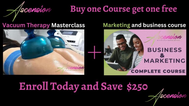 Vacuum Therapy Masterclass + Marketing and business course